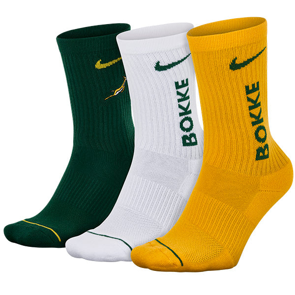 2025 Nike Springboks Cush socks- 3 pack